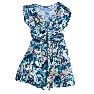 F21 Fun, Floral Print Zip-Up Party Dress ✨FINAL PRICE✨